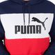 Men's hoodie PUMA Ess+ Colorblock navy blue and red 670168 06 4