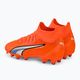 PUMA Ultra Pro FG/AG Jr children's football boots ultra orange/puma white/blue glimmer 3