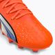 PUMA Ultra Pro FG/AG Jr children's football boots ultra orange/puma white/blue glimmer 7