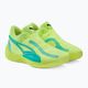 Men's basketball shoes PUMA Rise Nitro fast yellow/electric peppermint 4