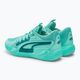 Men's basketball shoes PUMA Court Rider electric peppermint/green lagoon 3