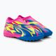 PUMA Match Ll Energy TT + Mid Jr children's football boots luminous pink/ultra blue/yellow alert 4