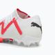 Men's football boots PUMA Future Ultimate Low FG/AG puma white/puma black/fire orchid 13