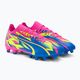 PUMA Ultra Match Energy FG/AG men's football boots luminous pink/yellow alert/ultra blue 4