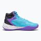 Men's basketball shoes PUMA Playmaker Pro Mid purple glimmer/bright aqua/strong gray/white 9