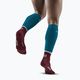 CEP Tall 4.0 men's compression running socks petrol/dark red 3