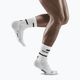 CEP Men's Compression Running Socks 4.0 Mid Cut White 3