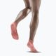 CEP Women's Compression Running Socks 4.0 No Show rose 6