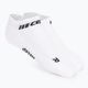 CEP Men's Compression Running Socks 4.0 No Show White