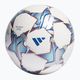 adidas UCL League 23/24 football white/silver metallic/bright cyan/royal blue size 4 2