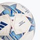 adidas UCL Competition 23/24 white/silver metallic/bright cyan/royal size 5 football 4