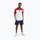 FILA men's polo shirt Lianshan Blocked bright white-true red 2