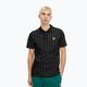 FILA men's polo shirt Luckenwalde black/bright white striped