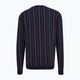 Men's FILA Lobito Pinstriped Crew black iris/two colour stiped sweatshirt 6