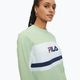FILA women's sweatshirt Lishui smoke green/bright white 4