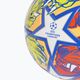 adidas UCL League Junior 290 23/24 white/glow blue/flash orange football size 4 3