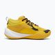 PUMA Playmaker Pro JR children's basketball shoes yellow sizzle/puma blackl 3