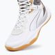 Men's basketball shoes PUMA Playmaker Pro Mid Trophies ash gray/cast iron/puma gold 12