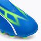 PUMA Ultra Match Ll FG/AG Jr children's football boots ultra blue/puma white/pro green 7