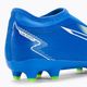 PUMA Ultra Match Ll FG/AG Jr children's football boots ultra blue/puma white/pro green 9