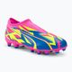 PUMA Ultra Match Ll Energy FG/AG Jr children's football boots luminous pink/ultra blue/yellow alert