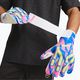 PUMA Ultra Ultimate Energy Hybrid goalkeeper glove ultra blue/yellow alert/luminous pink 5