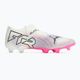 PUMA Future 7 Ultimate Low FG/AG white/black/poison pink/bright aqua/silver mist football boots 9