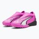 PUMA Ultra Match LL TT + Mid Jr poison pink/puma white/puma black children's football boots 10