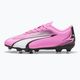 PUMA Ultra Play FG/AG Jr poison pink/puma white/puma black children's football boots 8