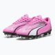PUMA Ultra Play FG/AG Jr poison pink/puma white/puma black children's football boots 10