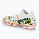 PUMA Future 7 Match Creativity FG/AG white/ocean tropic/turquoise surf/hot heat/sunstream children's football boots 3