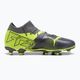 PUMA Future 7 Match Rush FG/AG strong grey/cool dark grey/electric lime children's football boots 9