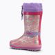 KangaROOS K-Rain lavender / metallic heart children's wellingtons 3