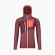 Women's trekking sweatshirt ORTOVOX Fleece Grid Hoody red 87201 10
