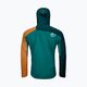 Men's ORTOVOX Westalpen 3L Light rain jacket green 7025200026 8