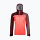 Women's ORTOVOX Westalpen 3L Light orange and maroon rain jacket 7021200018 5