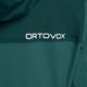 Women's ORTOVOX 3L Ortler rain jacket green 70616 4
