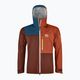 Men's skit jacket ORTOVOX 3L Ortler clay orange 5