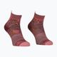 Women's trekking socks ORTOVOX Alpine Light Quarter pink 5479100005