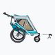 Qeridoo Speedkid2 two-seater bicycle trailer blue Q-SK2-21-P 3