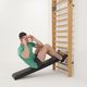 NOHRrD WallBars oblique gymnastics ladder bench Natural leather black 4