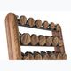 NOHrD DumbBell dumbbells with stand Classic Walnut 5-25 kg 2
