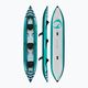 SPINERA Hybris 475 teal/white/grey 3-person inflatable kayak 2