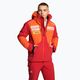Men's Descente Swiss mandarin orange ski jacket