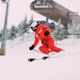 Men's Descente Swiss mandarin orange ski jacket 16