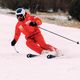 Men's Descente Swiss mandarin orange ski jacket 18
