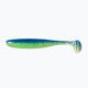 Keitech Easy Shiner blue x chartreuse rubber lure 4560262635137