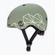 Scoot & Ride helmet XXS-S green lines 5