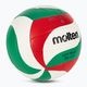 Molten volleyball V5M2000-L-5 white/green/red size 5 2