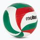 Molten volleyball V4M1500 white/green/red size 4 2